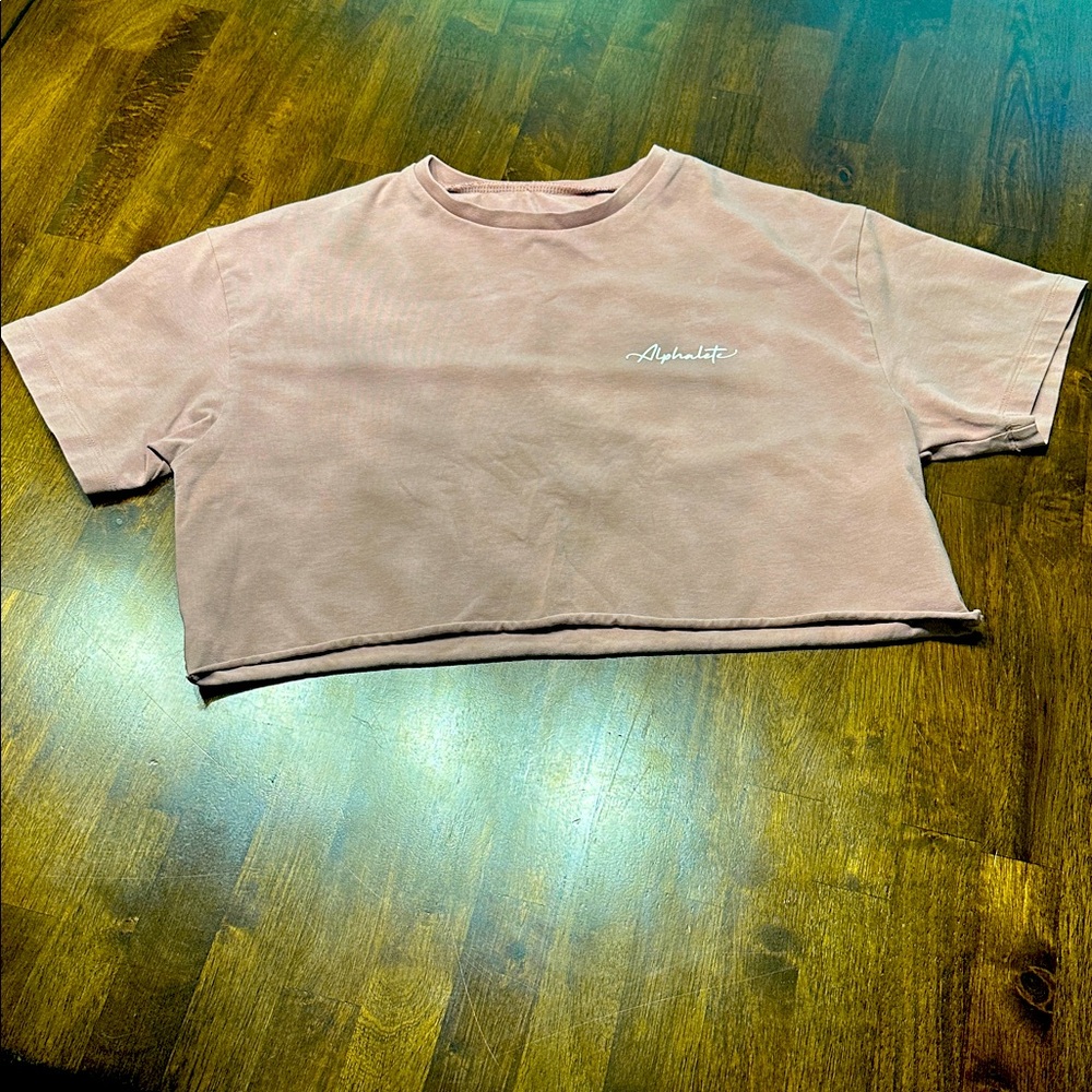 LAST CHANCE OFFER: Alphalete Dusty Mauve Crop Top